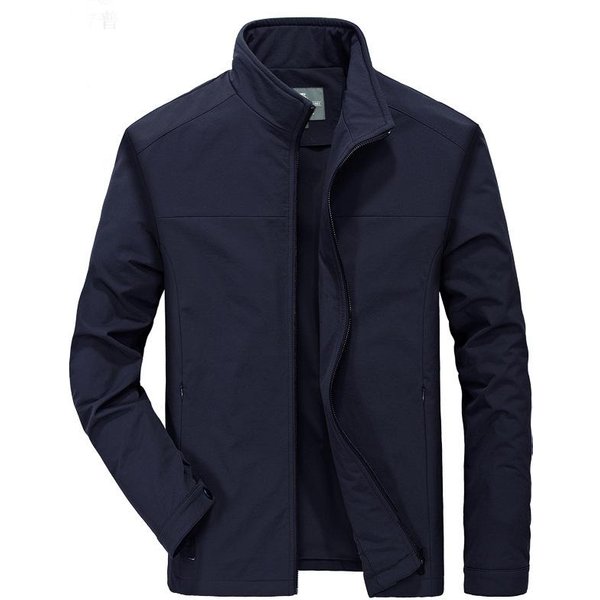 Chaquetas Nuevas Para Hombre Primavera Nuevas Chaquetas De Hombre Para Hombre Juventud Talla Grande Con Capucha Chaquetas Casuales Para Hombre L Black-image