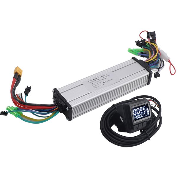 250W 350W PodwóJny Silnik NapęDowy Bezszczotkowy Kontroler EN06 WyśWietlacz LCD Wodoodporny 24V 36V 48V Rower Elektryczny Bezszczotkowy White-image