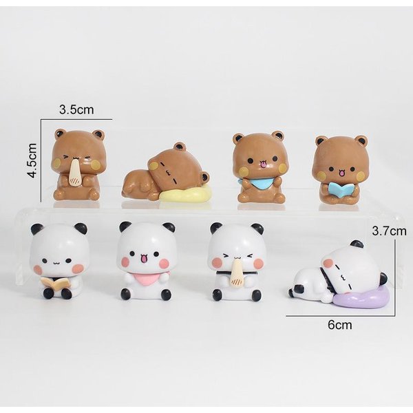 Urocza Figurka Misia Bubu Dudu Zabawka Kolekcjonerska Akcesoria Anime Lalka Misia Kawaii Ozdoba WystróJ Domu Prezent Urodzinowy BożOnarodzeniowy-image