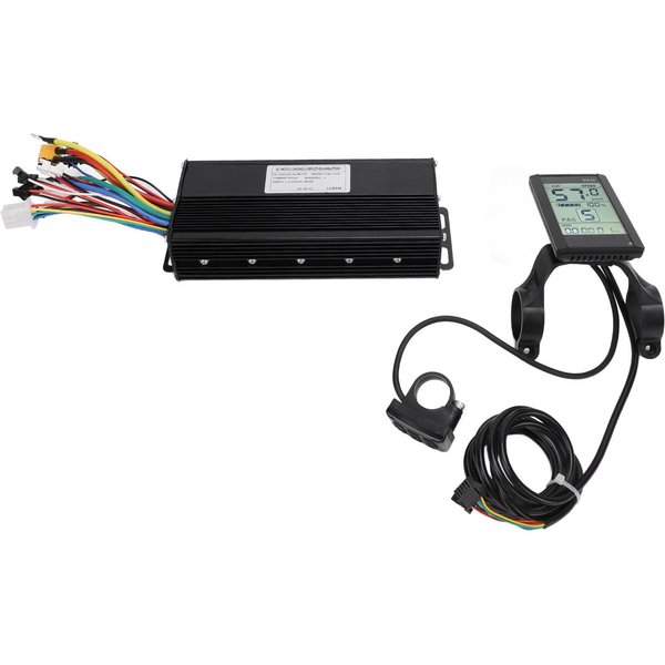 Kontroler Sinusoidalny 40A 3 Tryby Ekran WyśWietlacza S830 Zestaw Kontrolera Roweru Elektrycznego Dla 36V 48V 52V Black-image