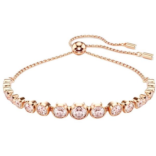 Pulsera Swarovski Imber DiseñO Original Cristal Chapado En Oro Pulsera Unisex Oro Rosa 5718204 Box (Random Color) Beige-image
