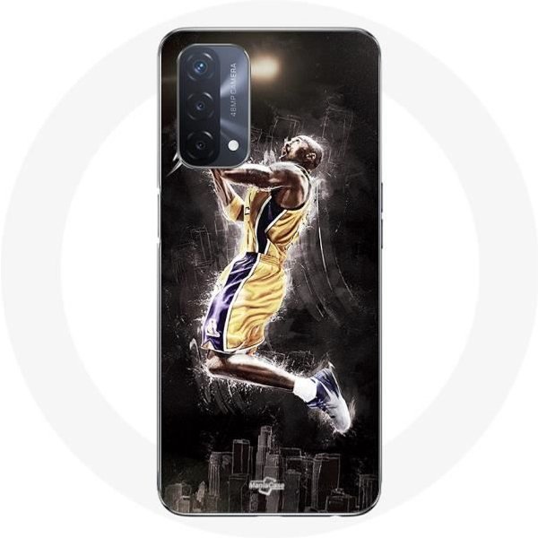 Funda - Maniacase - Oppo A93 5G - Baloncesto Kobe Bryant - Negro - Flexible Negro-image