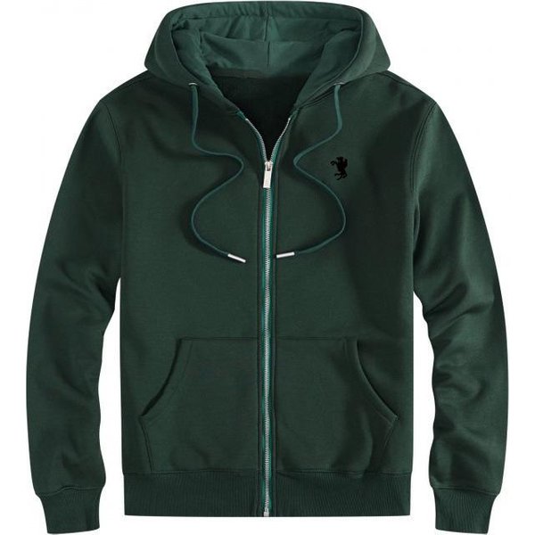 CáRdigan Con Capucha Y Cremallera Para Hombre Transfronterizo 2025: Sudadera Casual De Moda OtoñO/Invierno Para Europeos Y Americanos L Black-image
