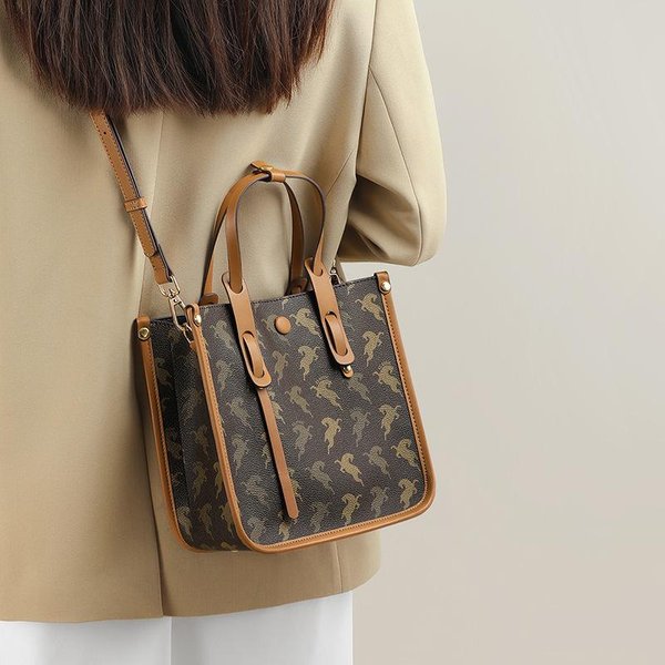 Nuevo OtoñO E Invierno Moda Bolso Bandolera Tipo Cubo Bolso De Hombro De Mano Nicho Lujo Ligero Bolso Casual-image