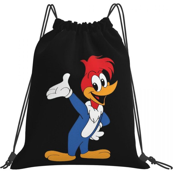 Mochilas De PáJaro Loco PortáTiles Bolsas Con CordóN Bolsa Deportiva Bolsas Para Libros Para Viajes Estudiantes One Size-image