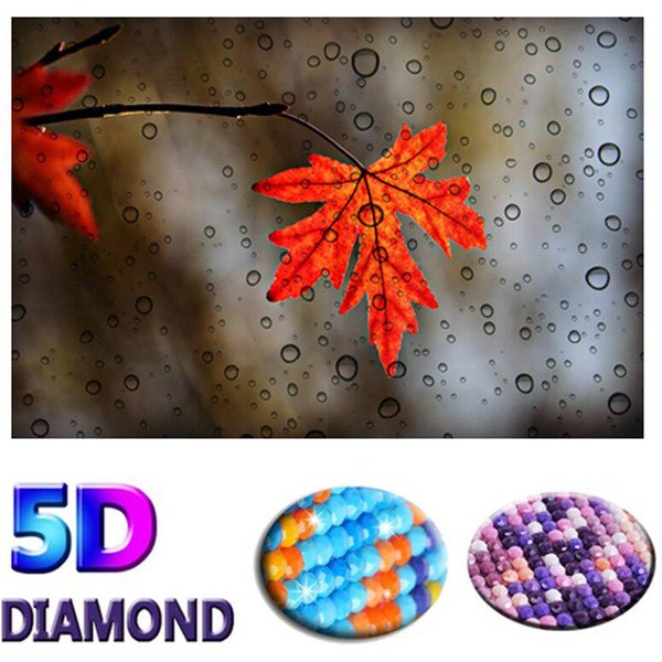 Kit De Pintura De Diamante 5D De Resina, Paisaje OtoñAl, Mosaico, Bordado Completo, Punto De Cruz 20X30CM-image