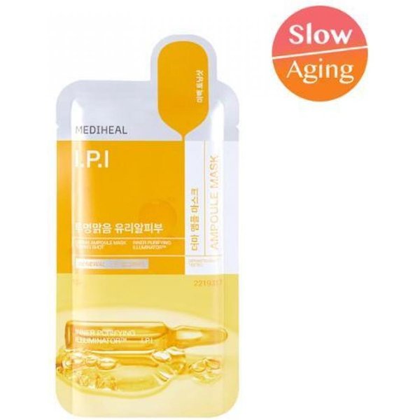 Mediheal RozśWietlająCa Maska W AmpułCe IPI (Odnowienie) 27Ml 10Szt./30Szt. 27Ml*10Ea Yellow-image
