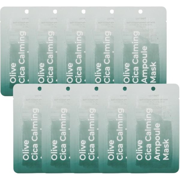 Freemay Maska W PłAchcie Cica Z Oliwą – 10 Sztuk | KojąCa KoreańSka Maska W PłAchcie Z Ekstraktem Z Oliwek 10 Sheets Gray-image