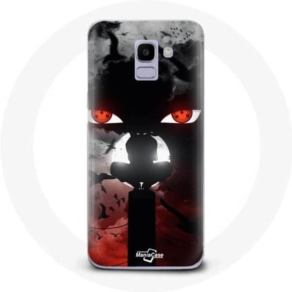 Coque Pour Samsung Galaxy J6 2018 Itachi Uchiwa Naruto Anime Art-image
