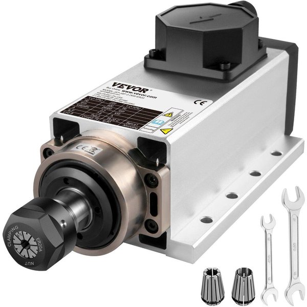 ChłOdzony Powietrzem Silnik Wrzeciona 2,2 Kw CNC Silnik Wrzeciona 220 V Kwadratowy ChłOdzony Powietrzem Silnik Wrzeciona ER20 Oprawka 24000 Obr./Min CNC Wrzeciono 6A Silnik Wrzeciona 400 Hz Dla-image