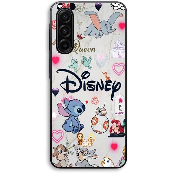 Coque Pour Samsung Galaxy A57 Disney Personnages Stitch Ariel Dumbo Maniacase Czarny-image