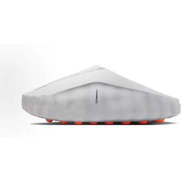 Pantuflas Unisex CóModas De Suela Gruesa, Cerradas Y Sin Cordones 46 White-image