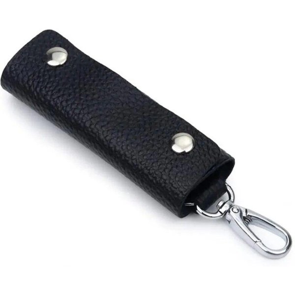 Nuevas De Cuero Llavero Hombres Mujeres Llavero Organizador Bolsa Vaca Split Coche Cartera Ama De Llaves Llavero Mini Bolsa Azul-image