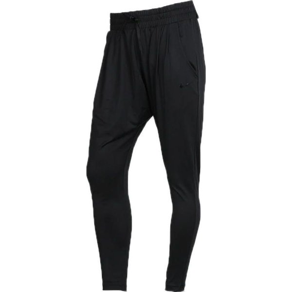 Pantalones Largos De Punto Nike Dri-Fit Solid Relaxed Fit Para Mujer, Pantalones Negros 933669-010 M Black-image