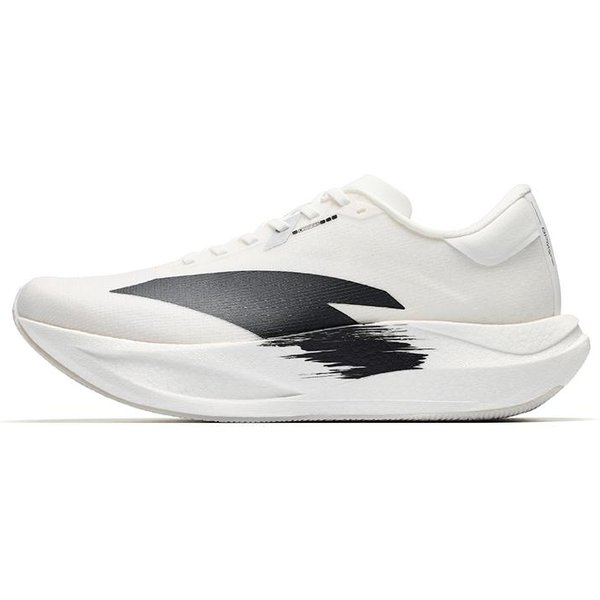Zapatillas De Running Anta Zone 2 Heart Rate SE Para Hombre CañA Baja Blanco Papiro/Negro BáSico 912645529-2 40.5 Negro-image