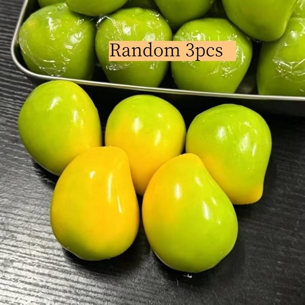 RęCznie Robiona ChrupiąCa Mango PiłEczka Antystresowa Zabawka Fidget ChrupiąCa PiłEczka Do śCiskania OkrąGłE Klocki WypełNione Zabawki Asmr Antystresowe Dla DorosłYch-image