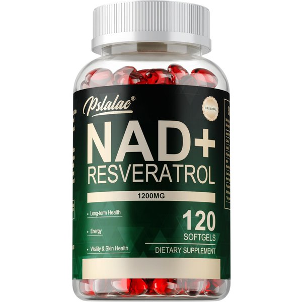 CáPsulas Liposomales De Nad+, 1200 Mg, Extracto De Resveratrol, Suplemento Natural, Apto Para Hombres Y Mujeres 120*1-image