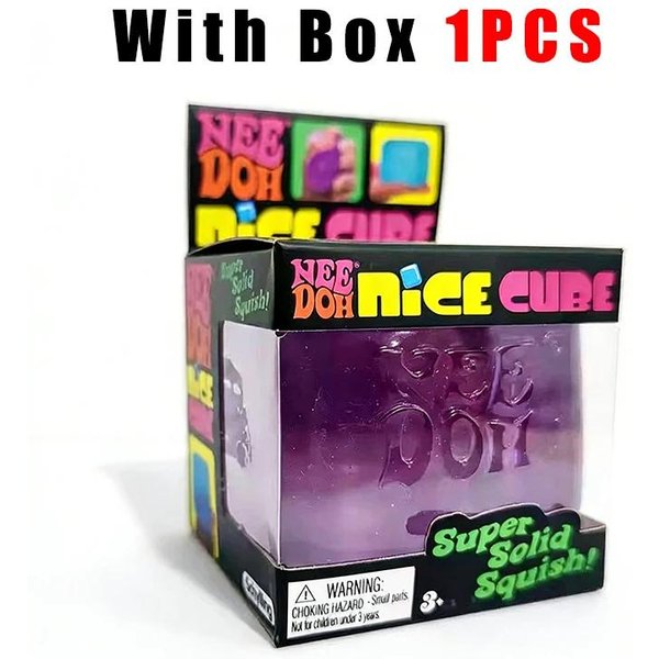 Nowość Nee Doh Kostka Sensoryczna Fidget Cube Do Redukcji Stresu LęKu NarzęDzie Sensoryczne Do Koncentracji Adhd I Biurka UspokajająCy GadżEt-image