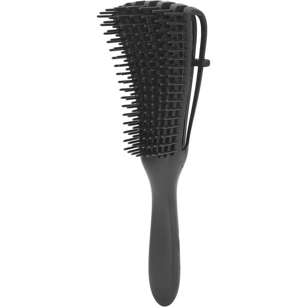 Cepillo Desenredante Para El Cabello Nudos Desenredante Peine Dientes Finos Cepillo Peine Para Cabello Largo Grueso HúMedo Seco Negro-image