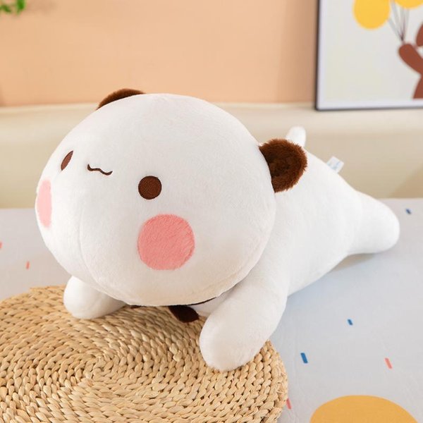 Peluche Kawaii De Panda Bubu Y Dudu De 80 Cm, MuñEco De Oso Panda De Dibujos Animados Lindo, Juguete Suave De Almohada Rellena Kawaii, Regalos Para El DíA Del NiñO Para NiñOs 40Cm-image