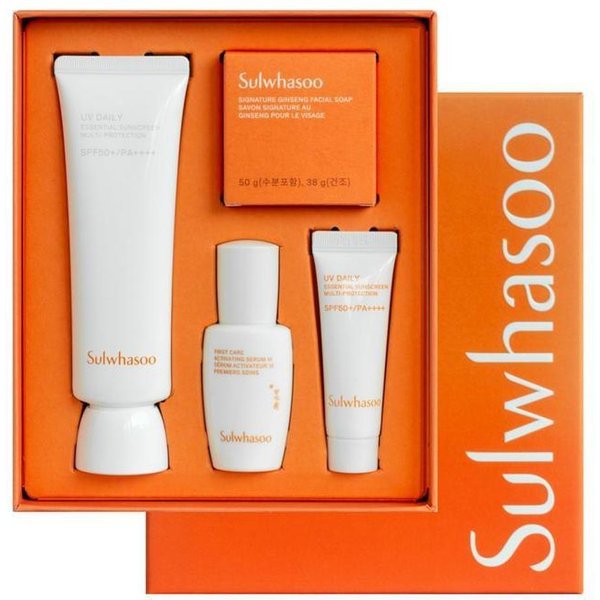 Sulwhasoo UV Wise Protector Multibrillante No. Set Especial De 4 Productos Milky Tone Up SPF50+ Pa++++ Orange-image