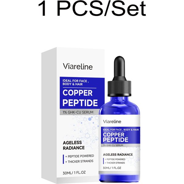 Serum Z Peptydami Miedzi I NawilżAjąCy Krem Do Twarzy Wzmacnia Kolagen RozjaśNia Matową SkóRę Naprawia Barierę SkóRną Serum PielęGnacyjne GHK-CU 1 PCS-image