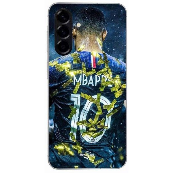 Funda - Maniacase - Samsung Galaxy A36 - Silicona - Kylian Mbappé - Negra Negro-image