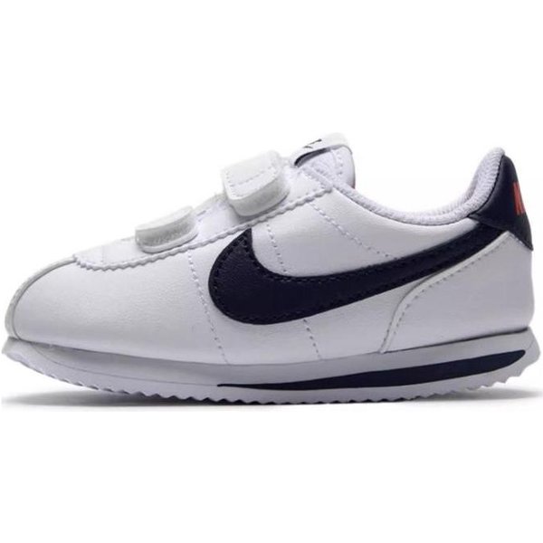 Nike Cortez Basic SL TD BiałE Neutralny Indygo DziecięCe Sneakersy Habanero-Red Metal-Silver 904769-106 25 Gray-image