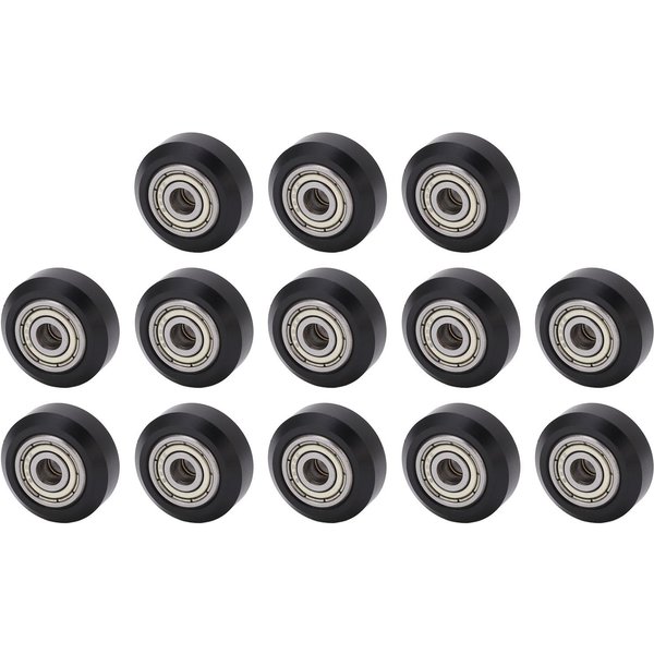13 Piezas Rueda Impresora 3D Rodamiento Acero Al Carbono Polea POM Accesorio Para MáQuina CNC-image