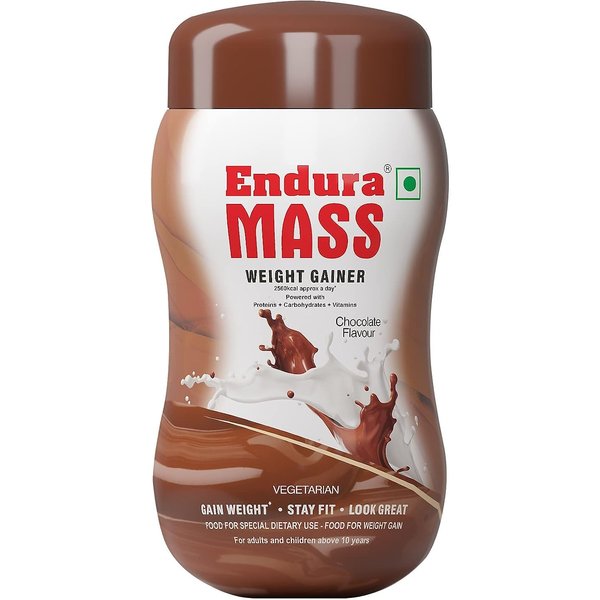 Polvo Gainer Endura Mass 500 G Sabor Chocolate Con ProteíNas, Carbohidratos, Vitaminas Y Minerales Para Hombres, Mujeres, NiñOs-image