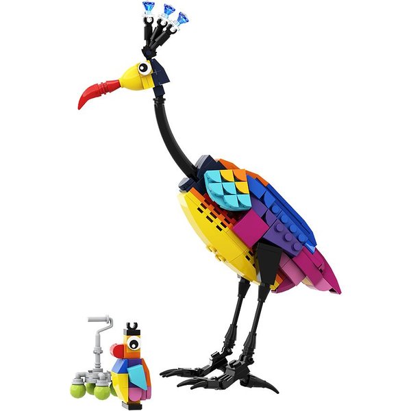 Gobricks MOC Up Kevin El PáJaro Peluche Bloque De ConstruccióN Educativo Hazlo TÚ Mismo Juguetes Casa Globo Volador Regalo De CumpleañOs Para NiñOs-image