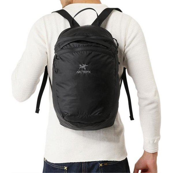 Arcteryx Index 15L Mochila Con Cremallera De Gran Capacidad Informal Unisex Negra INDEX-15-BACKPACK-BLACK Black-image