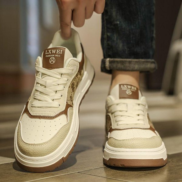 MęSkie Buty Na Lato OddychająCe Modne Codzienne PłAskie Buty Dla MężCzyzn Wszechstronne Sportowe Modne Buty Dla MężCzyzn 44 Gray-image