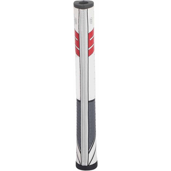 EmpuñAdura De Golf PU TriáNgulo EmpuñAdura De Putter Mejorada EmpuñAdura De Palo De Golf Para Entretenimiento Al Aire Libre White And Grey 1.0-image