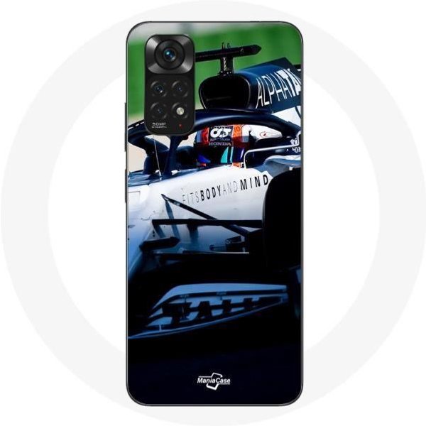 Funda - Xiaomi - Redmi Note 11 4G - FóRmula 1 - Pierre Gasly - Flexible - Blanca Blanco-image