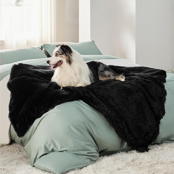 1 Pieza Manta Popular Felpa Larga PV Terciopelo Sherpa Mascota Impermeable CáLida Manta Perro Colchoneta Gruesa Cama Para Perrera 50X70Cm-image