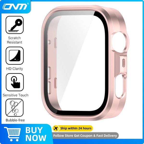 SzkłO+Etui Dla Huawei Watch Fit 4/4 Pro SzkłO Hartowane Ochraniacz Ekranu & Twardy PC Ochronny Bumper Dla AkcesorióW Huawei Fit4 For Huawei Fit 4-image