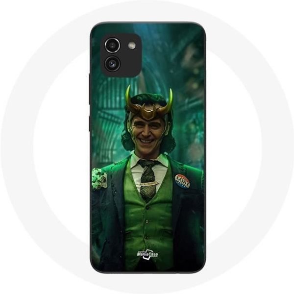 Funda Para Samsung Galaxy A03 Loki Thor Ragnarok Con Casco PóSter Personaje Serie Temporada 1-image