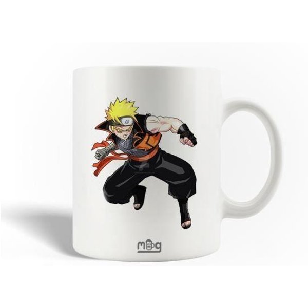 Taza De CeráMica - Naruto - 30Cl - Apta Para Lavavajillas - Blanca - Altura 9,5 Cm-image