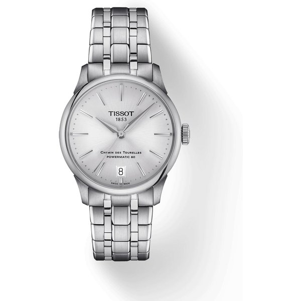 Tissot Acero Inoxidable Esfera Plateada Reloj De Moda Para Hombre T139.207.11.031.00-image