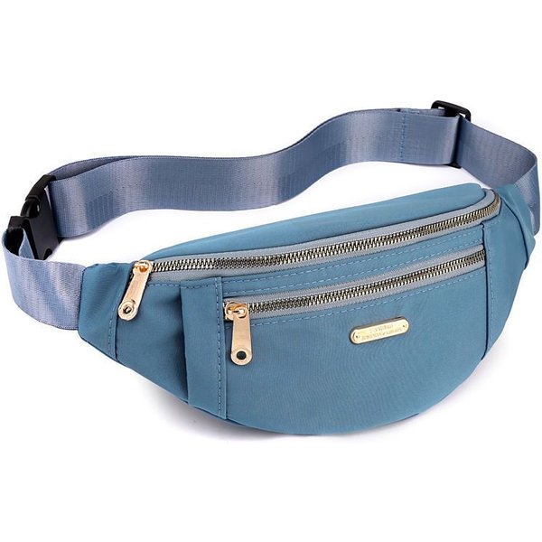 Saszetka Na Pas Damska Wodoodporna O DużEj PojemnośCi Torba Na Klatkę Piersiową Do Biegania Modna Torba Na Ramię Torba Crossbody-image