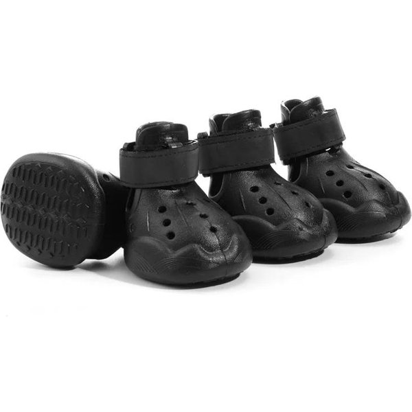 4 Szt./Zestaw Wodoodporne Buty Dla Psa Letnie SandałY Dla Psa AntypośLizgowe Buty Dla Psa EVA Dla MałYch, śRednich I DużYch PsóW Do Chodzenia, Biegania Size 3-image