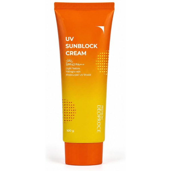 Premium Deoproce Krem PrzeciwsłOneczny UV SPF42 Pa++ 100G*1 Szt./2 Szt./3 Szt./4 Szt. 1Pc Orange-image