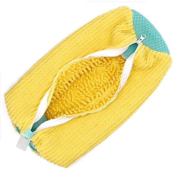 Bolsa Para Lavar Zapatos Red Acolchada Protector De Zapatos De LavanderíA Fibras Esponjosas PoliéSter Lavado De Zapatillas Amigable Bolsa De LavanderíA Bolsas De Secado-image