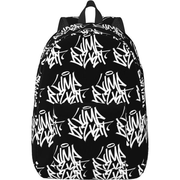 Plecak Limp Bizkit GorąCa Wyprzedaż Plecak Jednodniowy DużA Pojemność Plecak Dla Dzieci Torba Szkolna Torby Na Ramię Dla MężCzyzn Kobiet 30X14X40 Cm Black-image