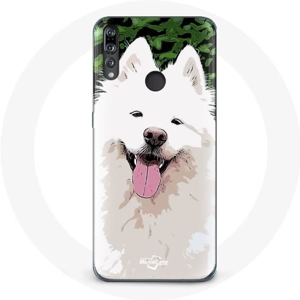 Funda - Huawei - P30 Lite - Flexible - Blanco - Samoyedo Blanco-image