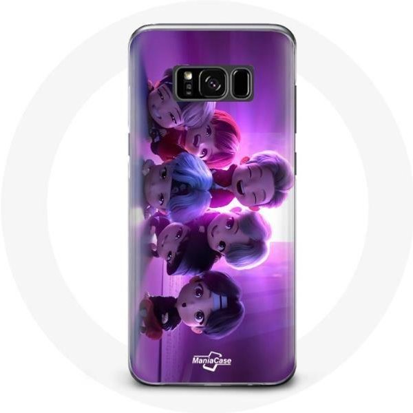 Funda Para Samsung Galaxy S8 BTS Tinytan AnimacióN PóSter RM Jin Suga J-Hope Jimin V Y Jungkook Mic Drop-image
