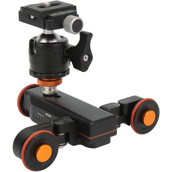 Yelangu L4X Autodolly EléCtrico Deslizador De Riel Con Cabeza De Bola Recargable Por Control Remoto 3 Velocidades Para CáMara-image