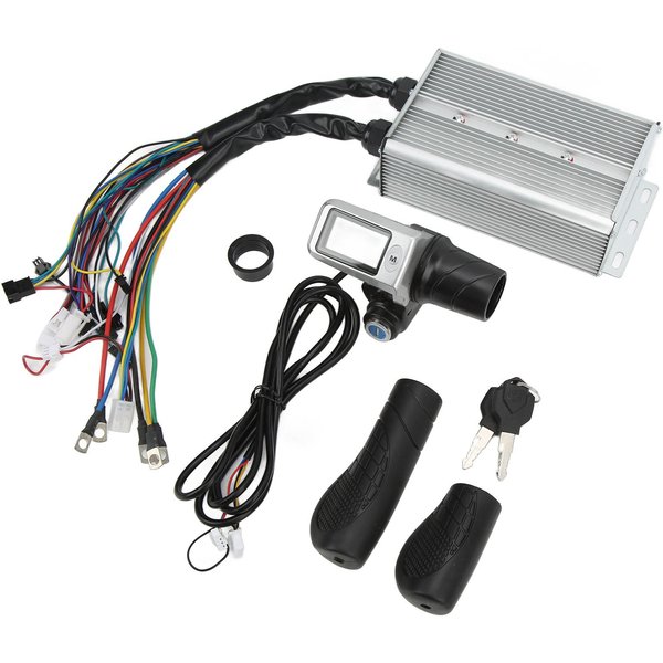 Kit Controlador Bicicleta EléCtrica 36V 48V 1500W Controlador Bicicleta EléCtrica Pantalla LCD Control De Velocidad-image
