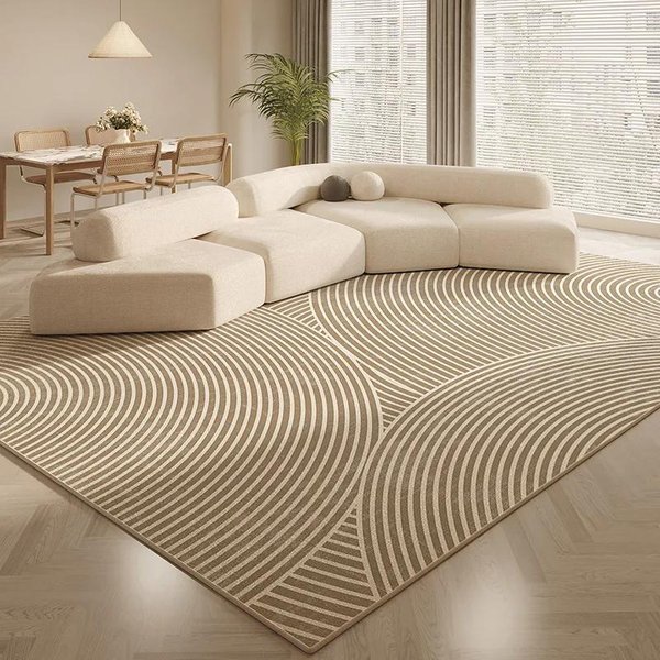 Alfombra Minimalista Moderna Extra Grande Suave Antideslizante Anti-Manchas Lujo Felpudo Alfombra De Piso Sala De Estar Dormitorio Alfombras 180*280Cm-image